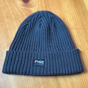 PAJAR Unisex O/S Charcoal Ribbed Knit Beanie Fleece Liner
